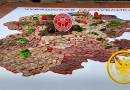 Самая большая карта Чувашии из мясных продуктов